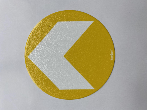 Bodenmarkierung/Ronde gelb - 12,5 cm